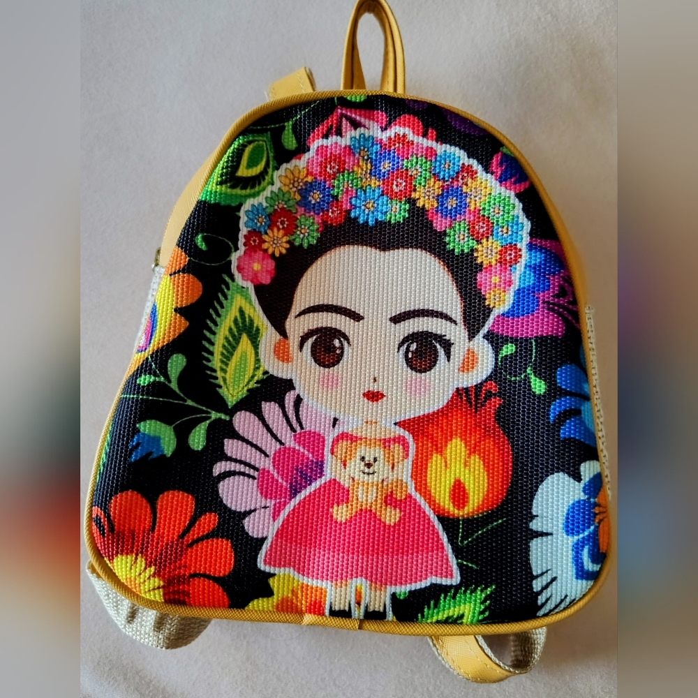 Frida Kahlo Floral Backpack